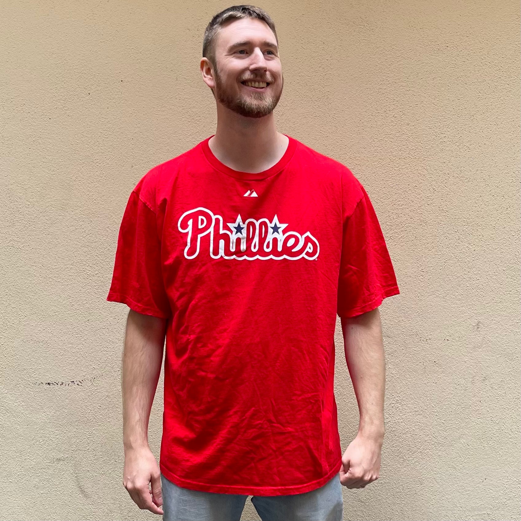 Majestic Philadelphia Phillies Red Tshirt