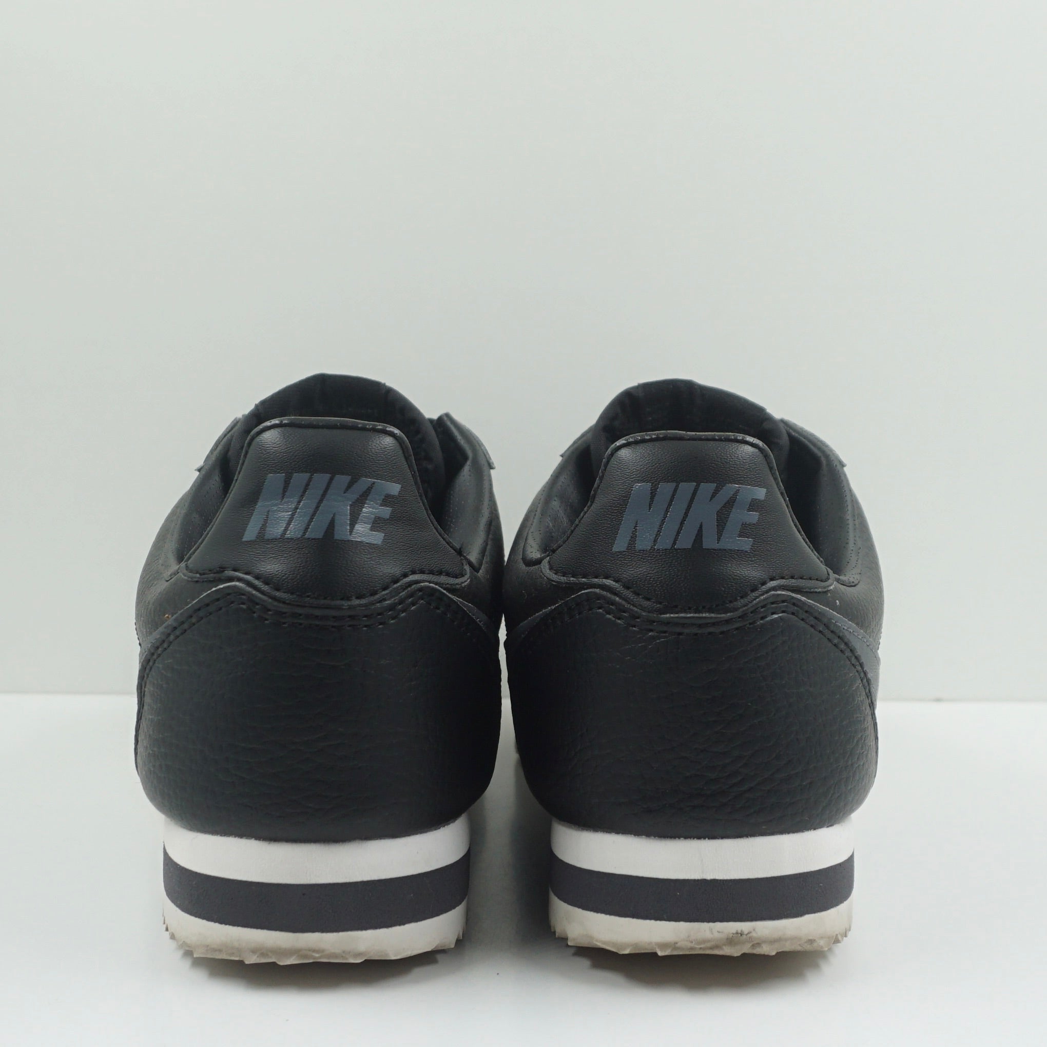 Nike Classic Cortez Leather Black Dark Grey White