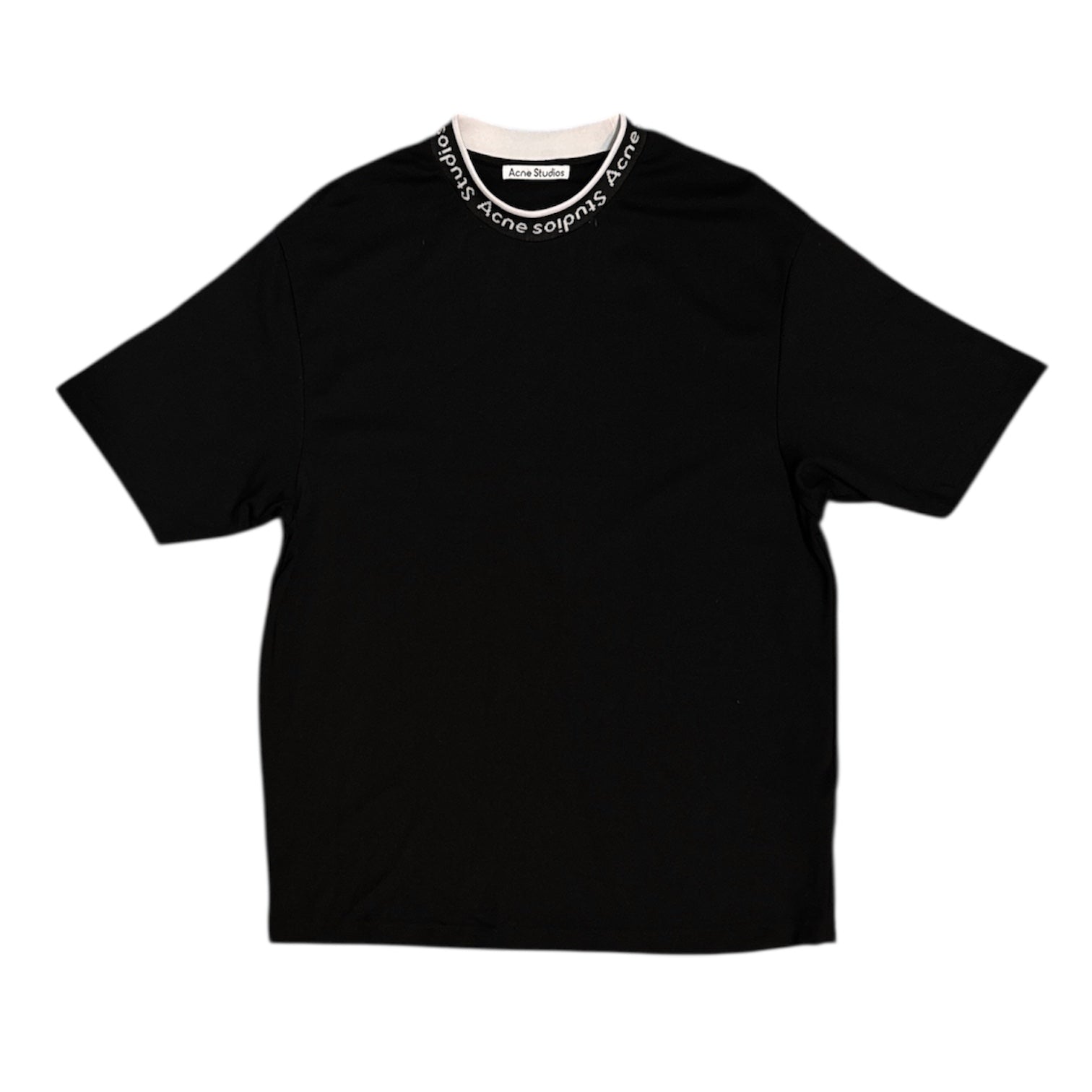 Acne Studios Navid Black White Tshirt