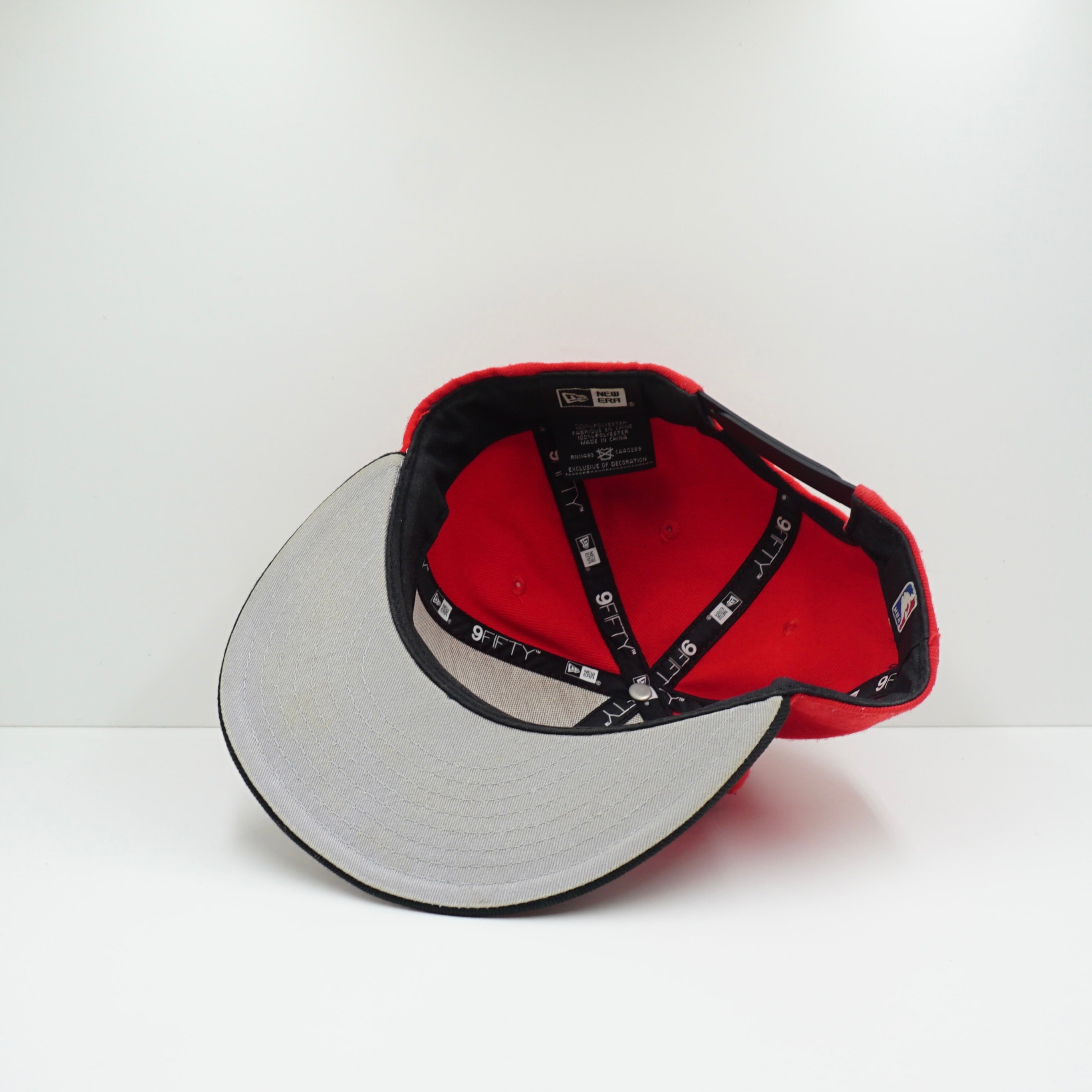 New Era Chicago Bulls Red Black Snapback Cap