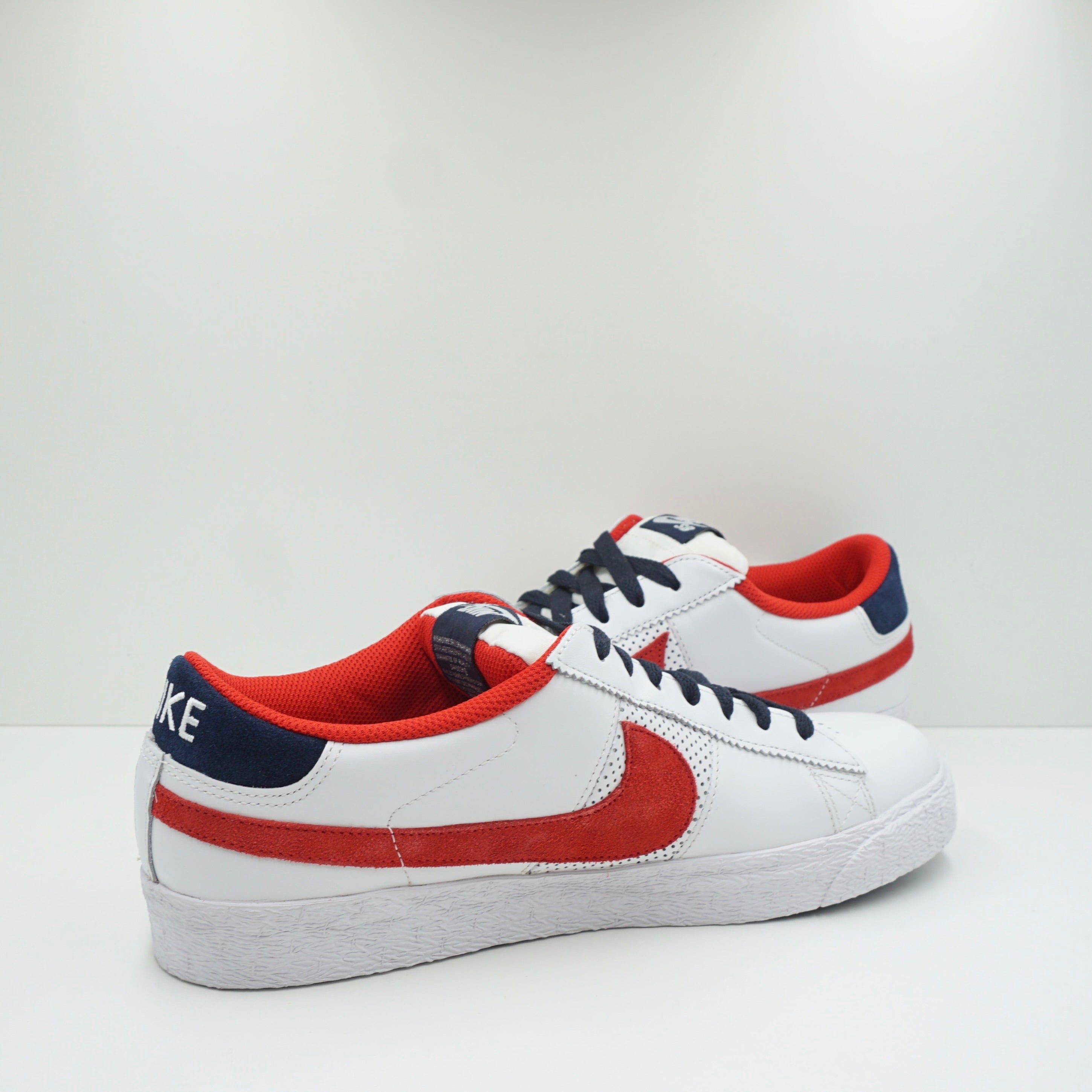 Nike SB Blazer Low PRM White Sport Red