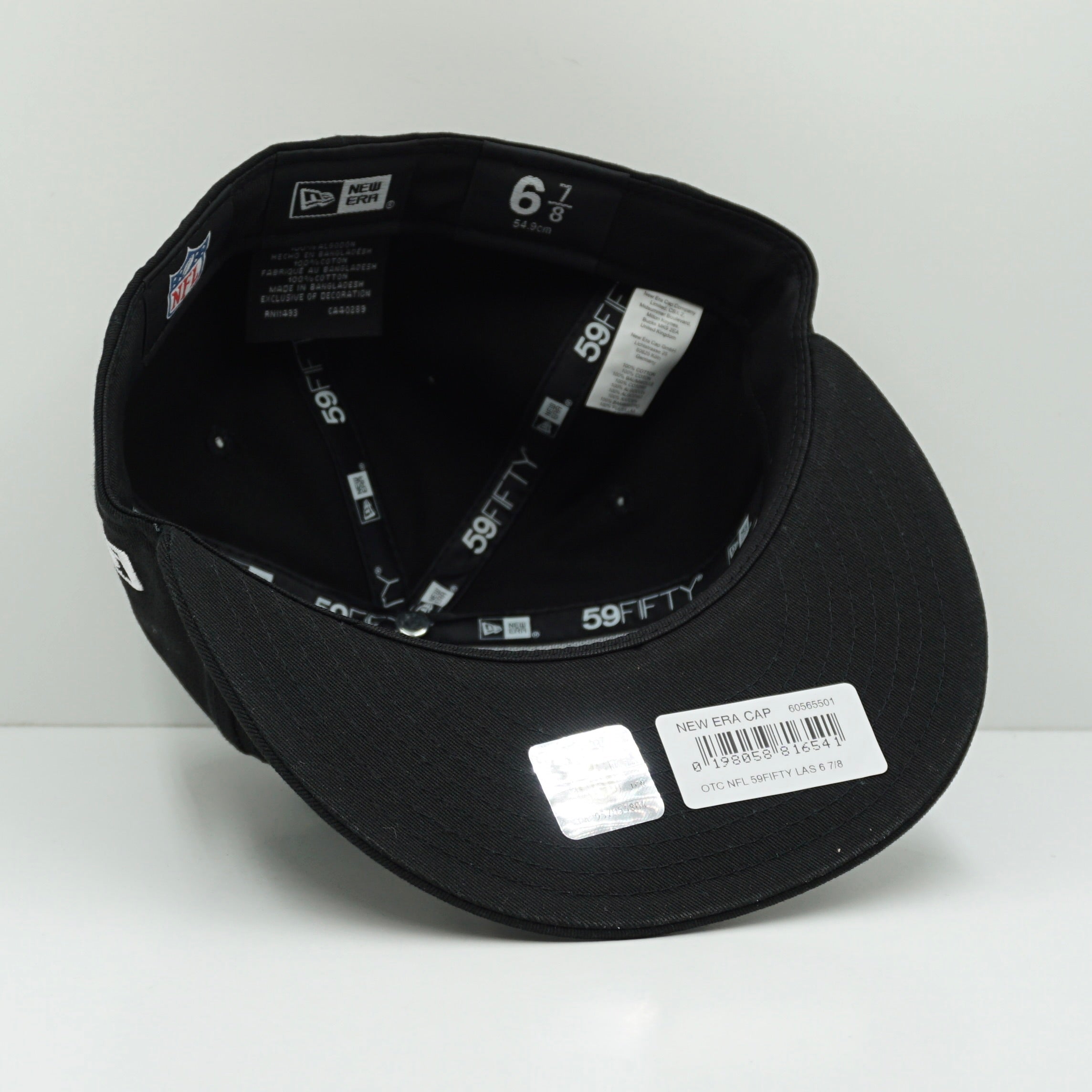 New Era OTC Las Vegas Raiders Black Fitted Cap
