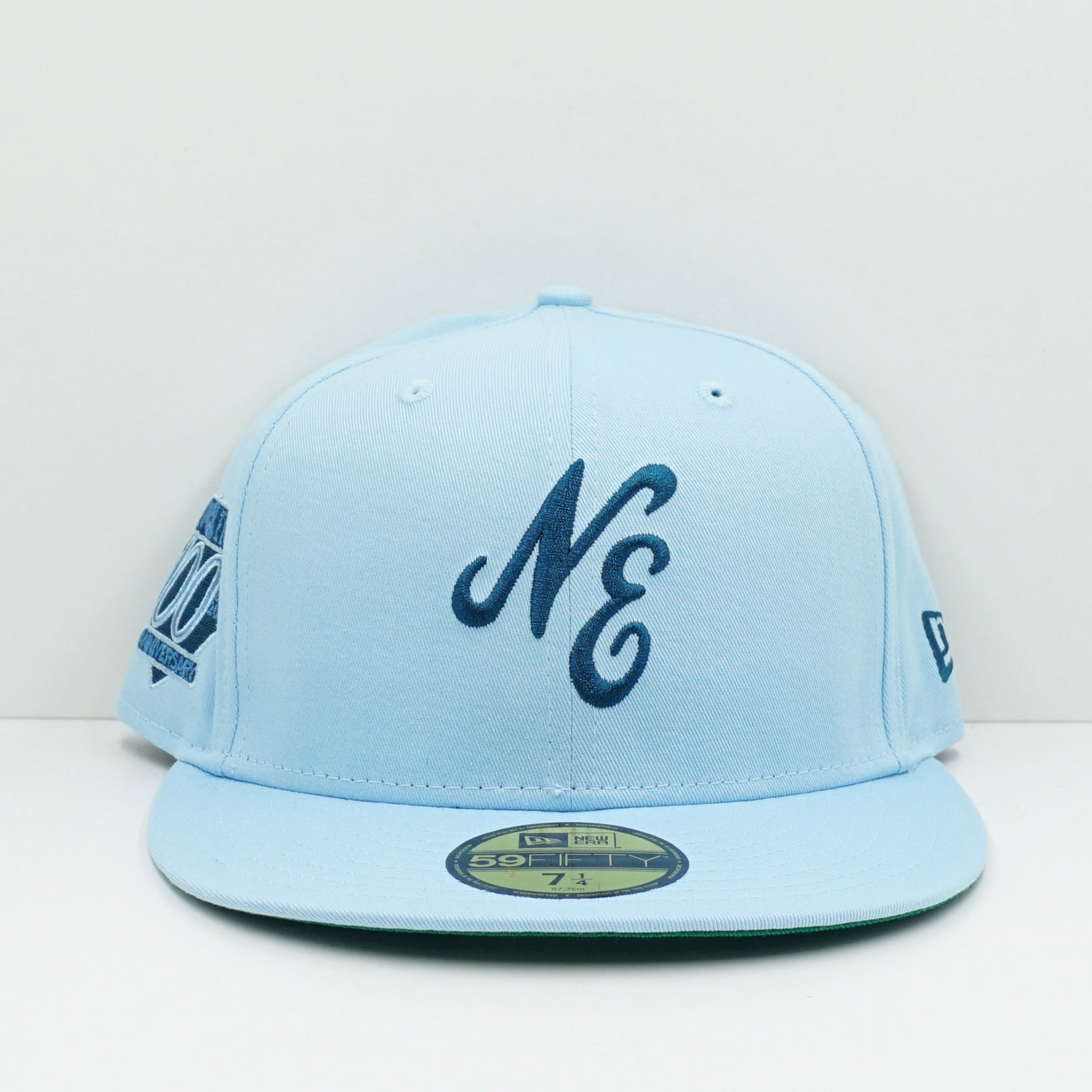 New Era 100th Light Blue Fitted Cap