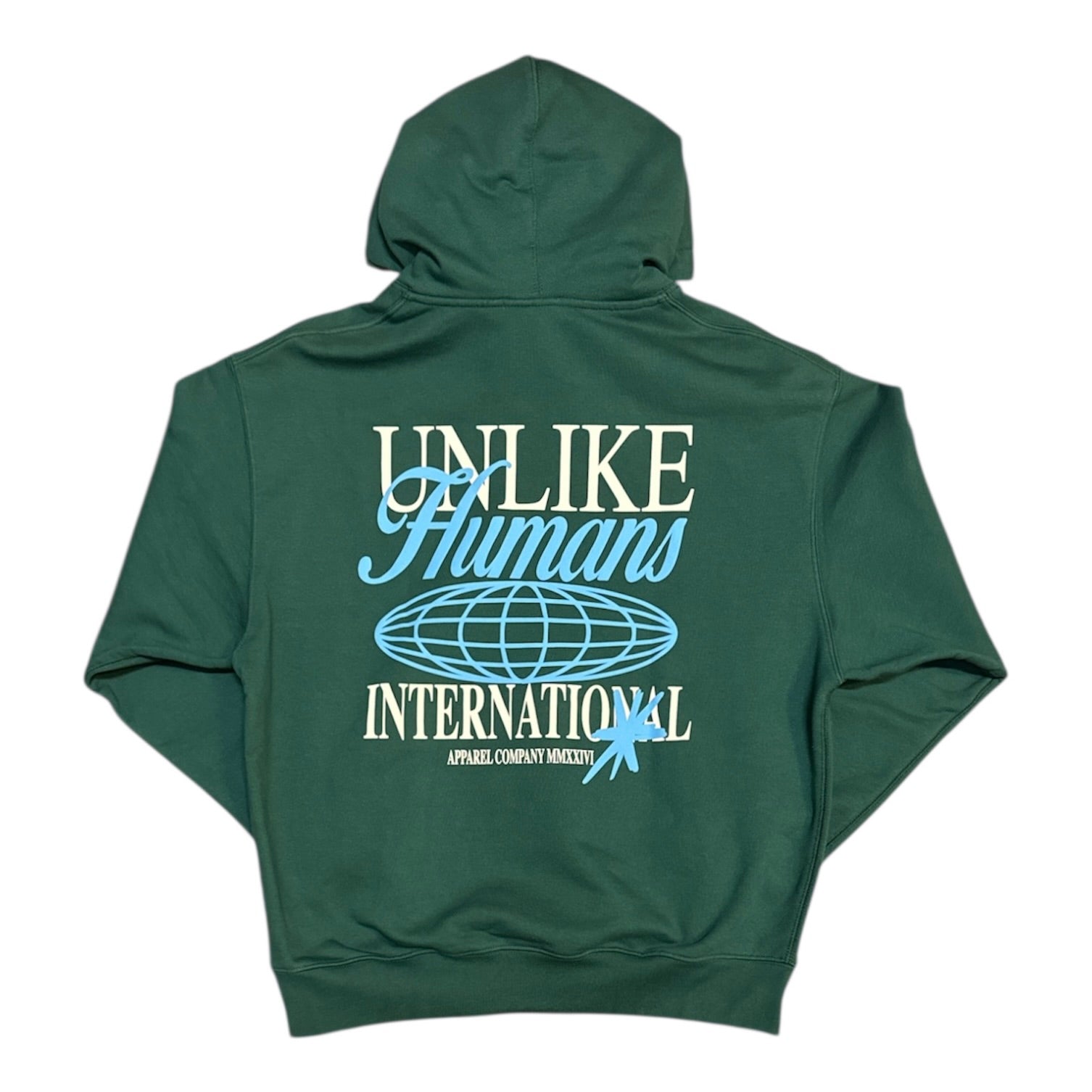 Unlike Humans Global Green Hoodie