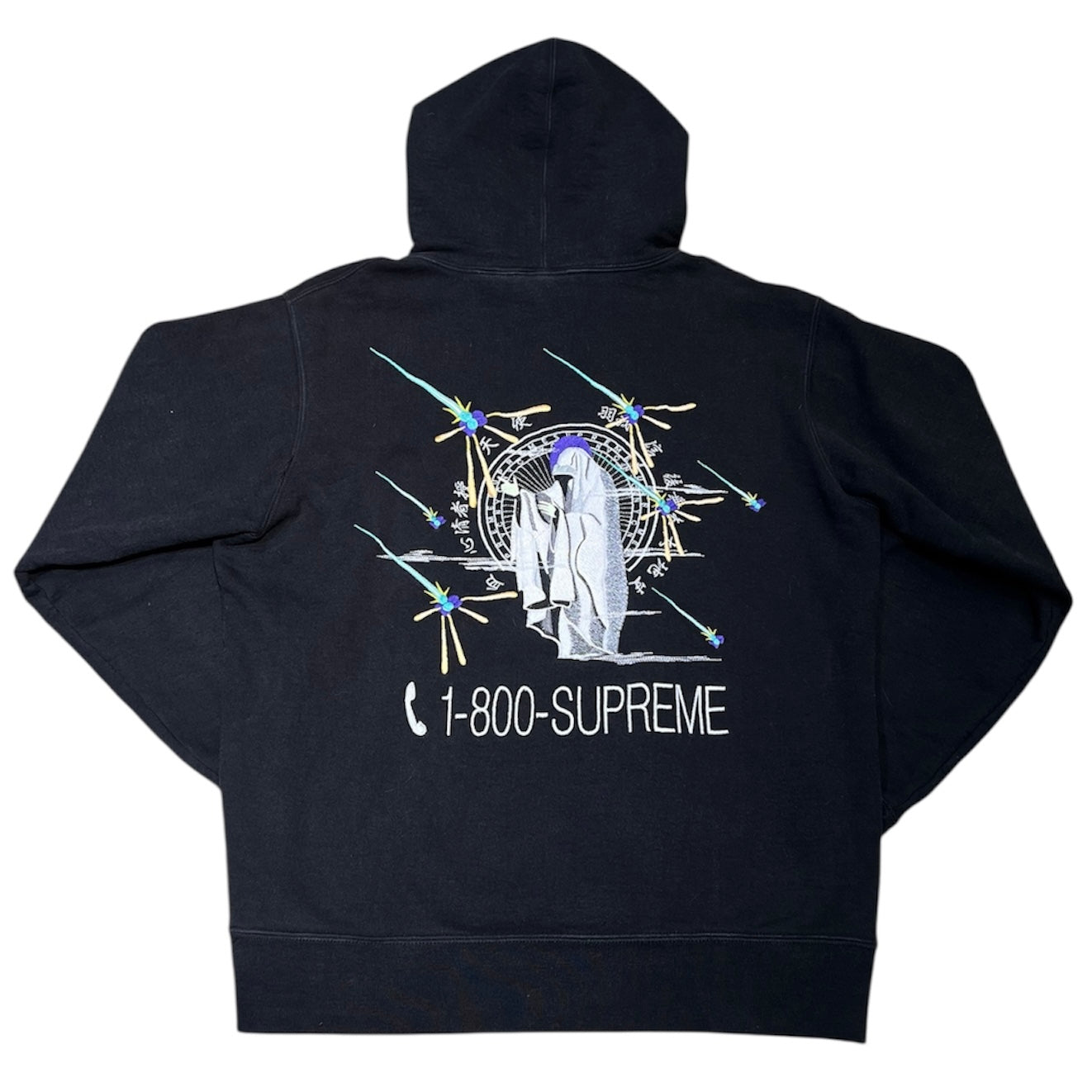 Supreme FW19 1-800 Black Hoodie