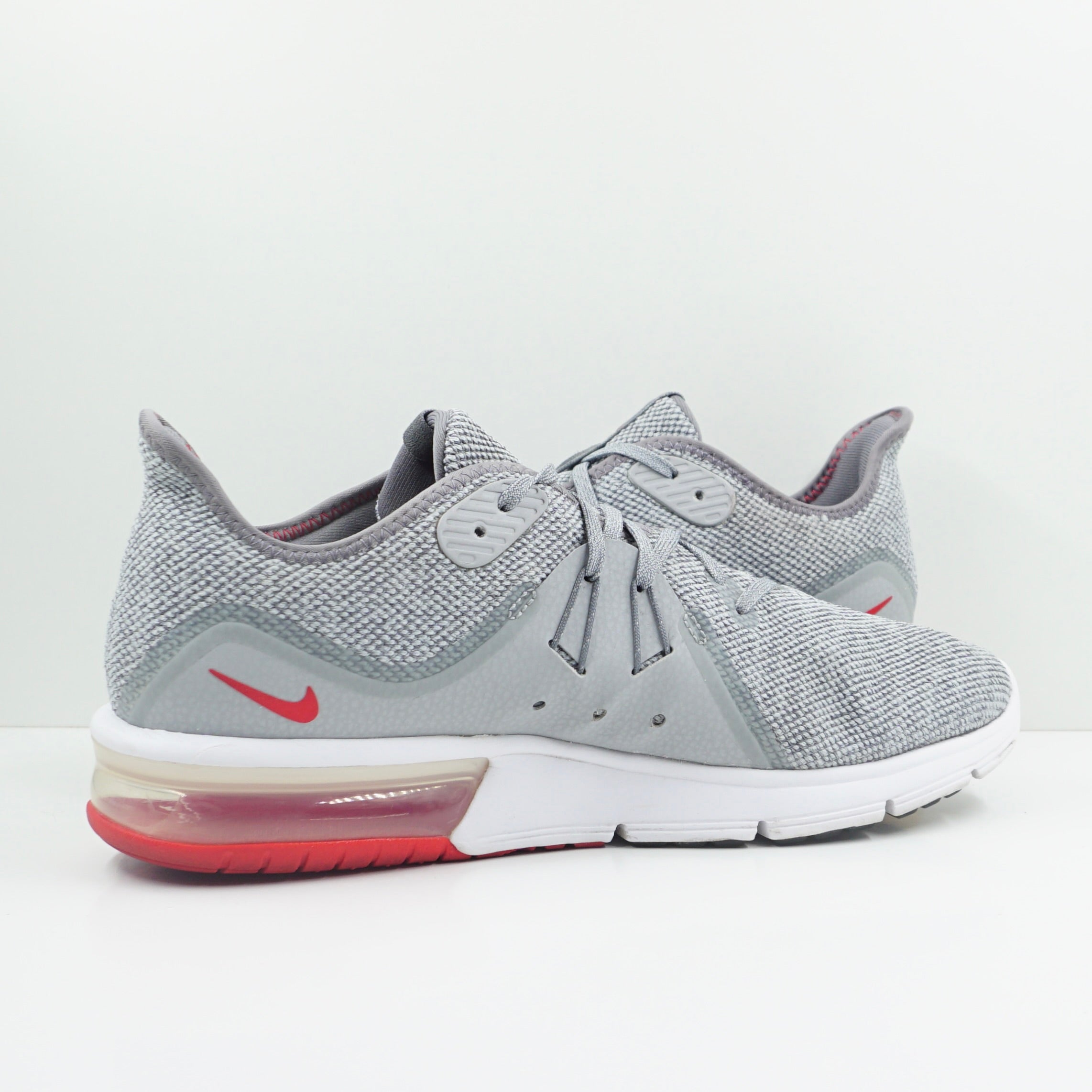 Nike Air Max Sequent 3 Cool Grey University Red