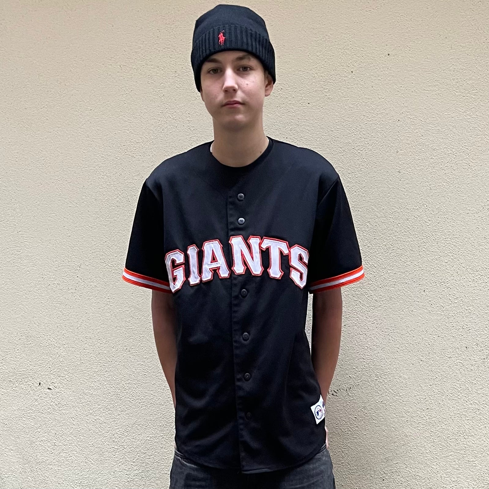Majestic New York Giants Bonds #25 Baseball Jersey
