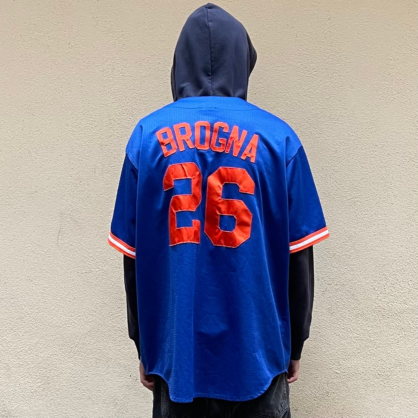 Majestic New York Mets Brogna #26 Blue Baseball Jersey