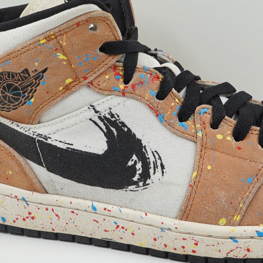 Jordan 1 Mid SE Brushstroke