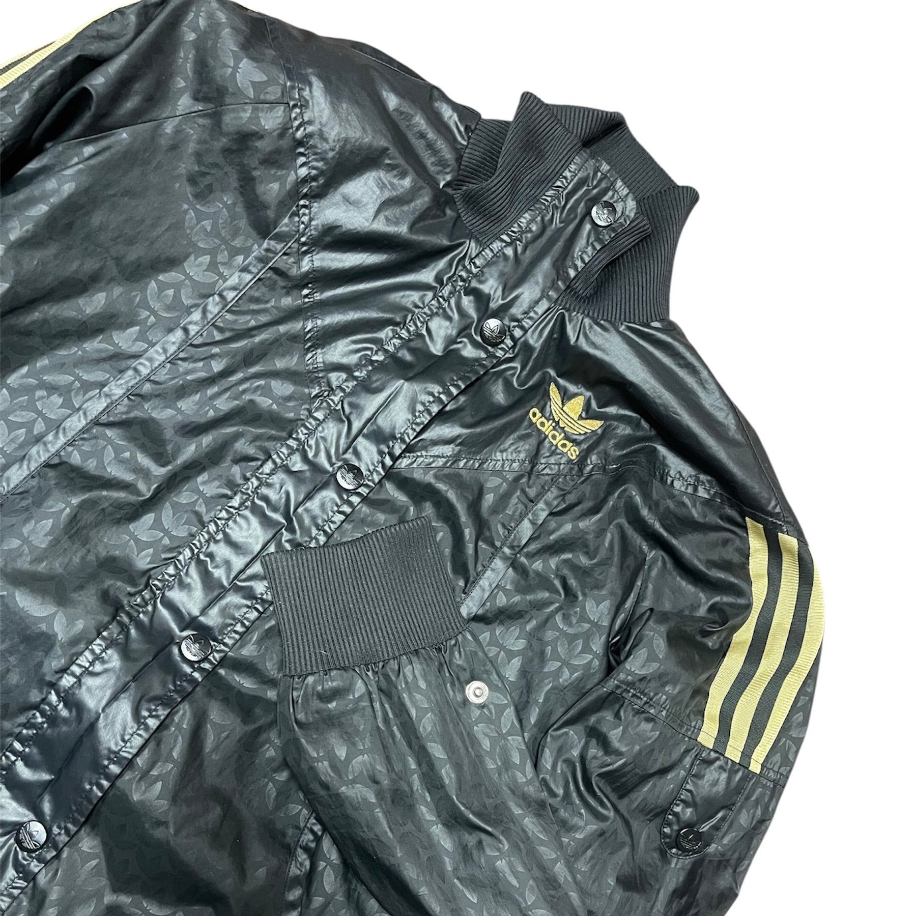 Adidas Black Gold Full Zip Wind Jacket (W)
