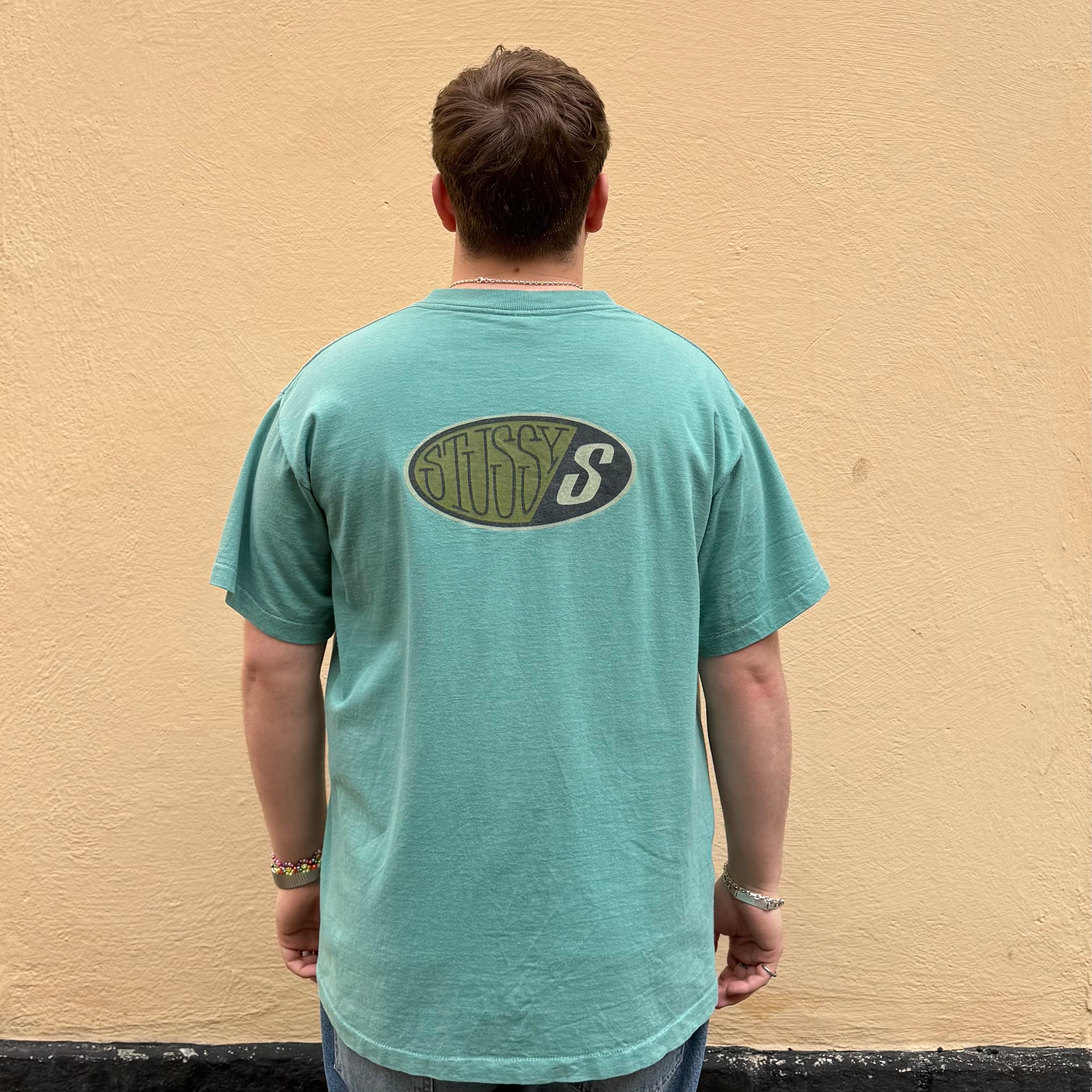 Vintage Stussy Oval Logo Tshirt