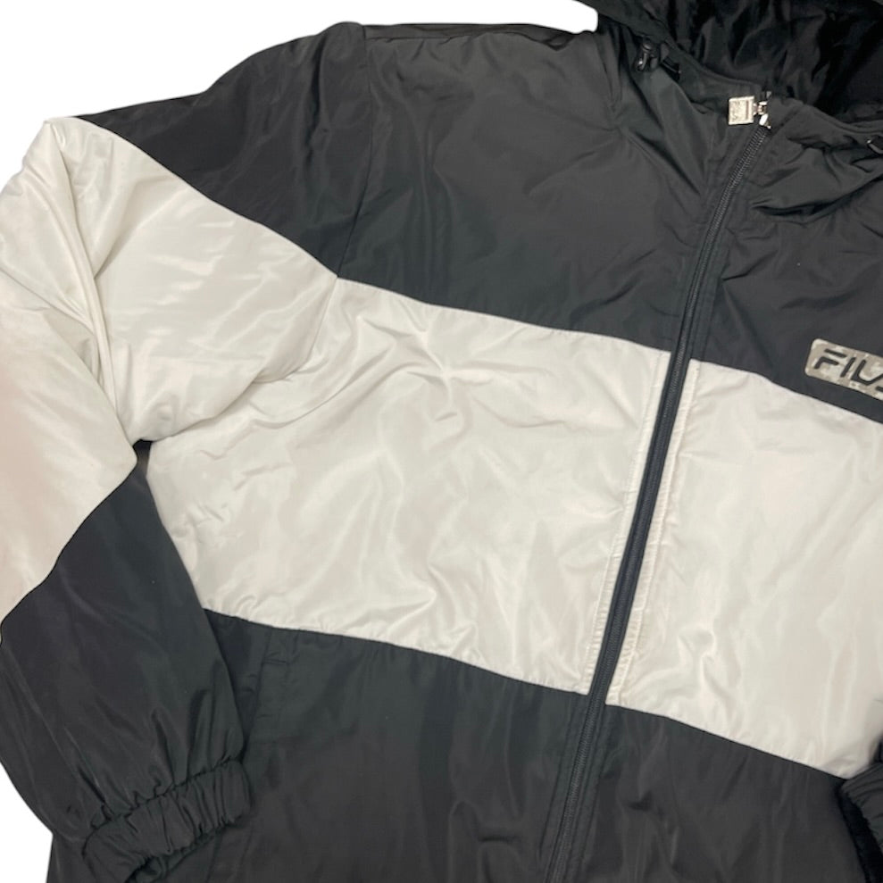 Fila Black White Puffer Jacket