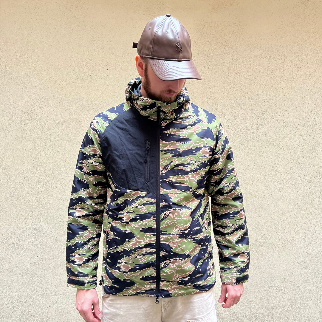 HUF Standard 2 Shell Jacket Tiger Camo