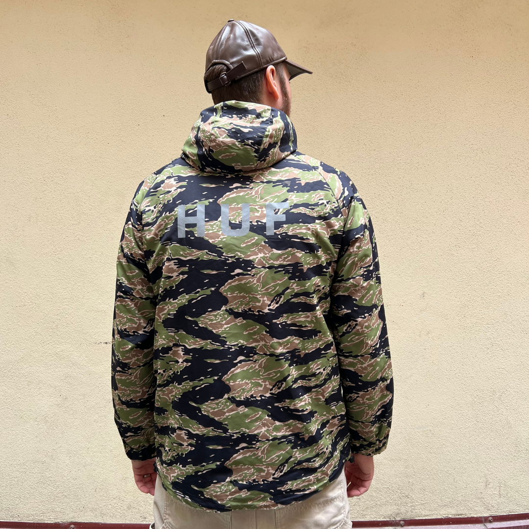 HUF Standard 2 Shell Jacket Tiger Camo