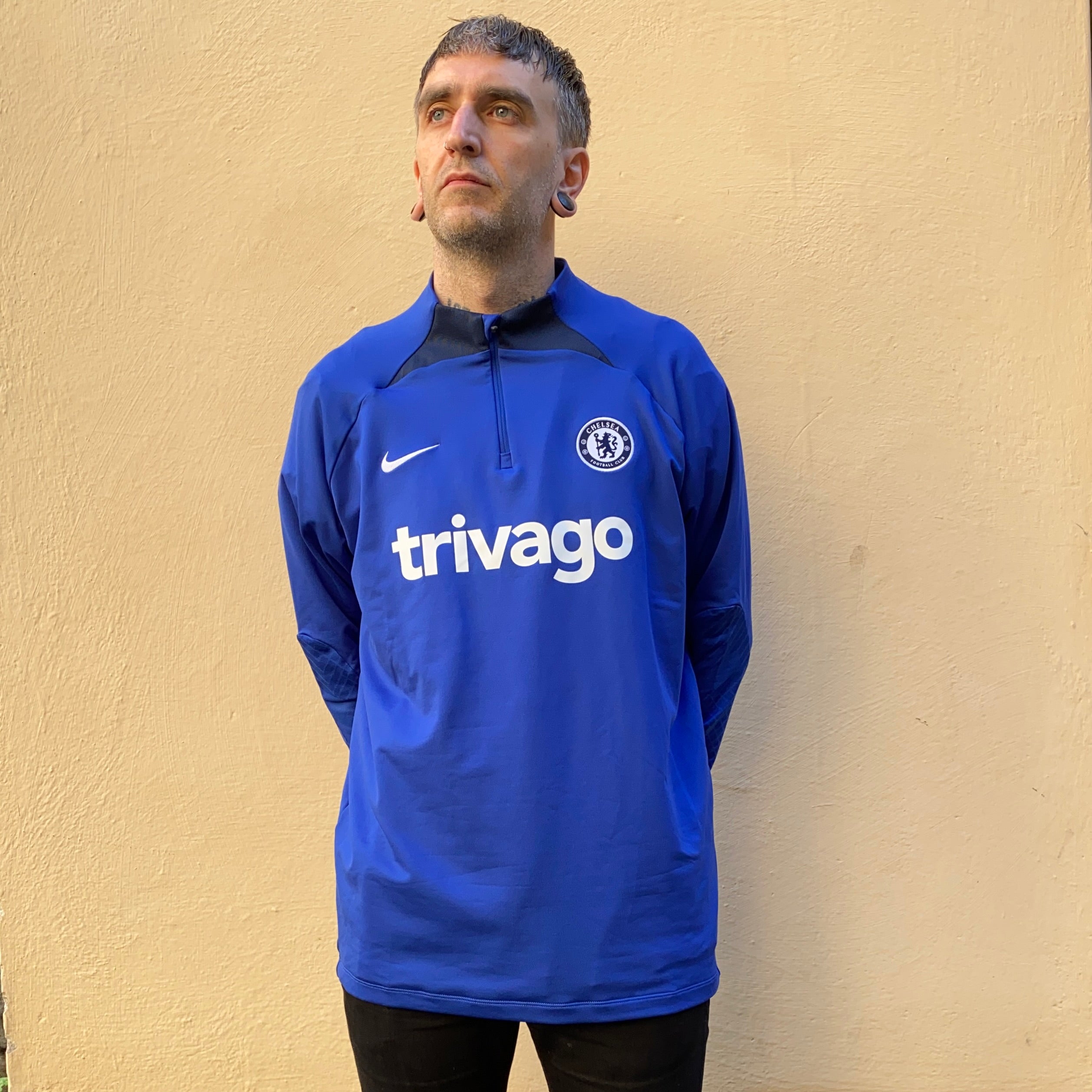 Nike Chelsea Dri-Fit Strike L/S 1/2 Zip Drill Top
