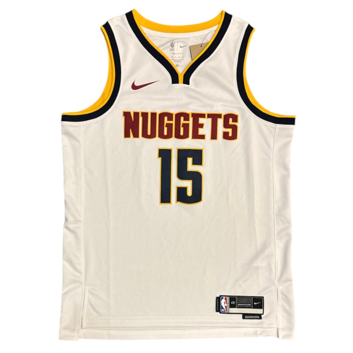 Nike Denver Nuggets Association Jokic #15 Swingman Basketball Jersey