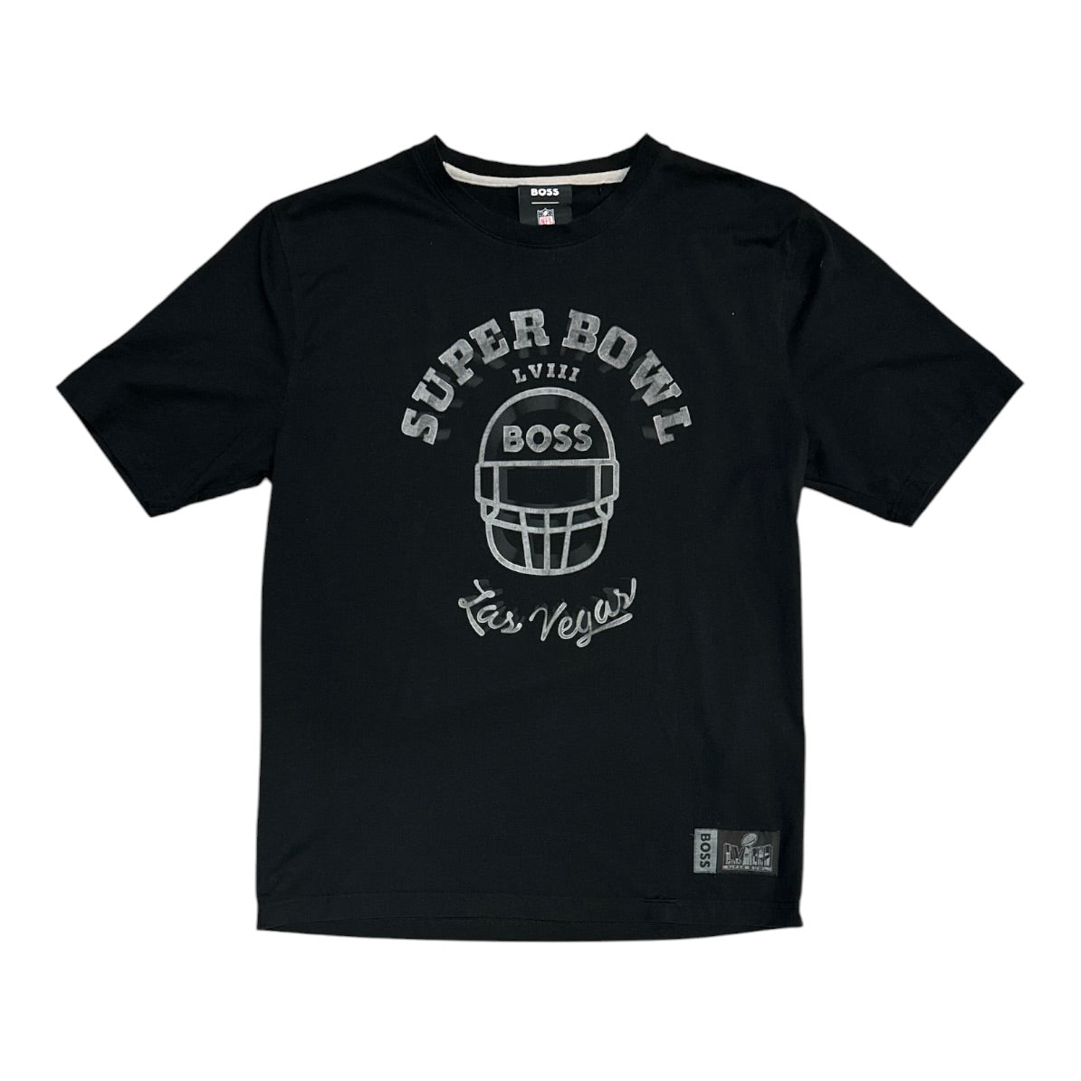 Boss NFL Super Bowl LVIII Black Tshirt