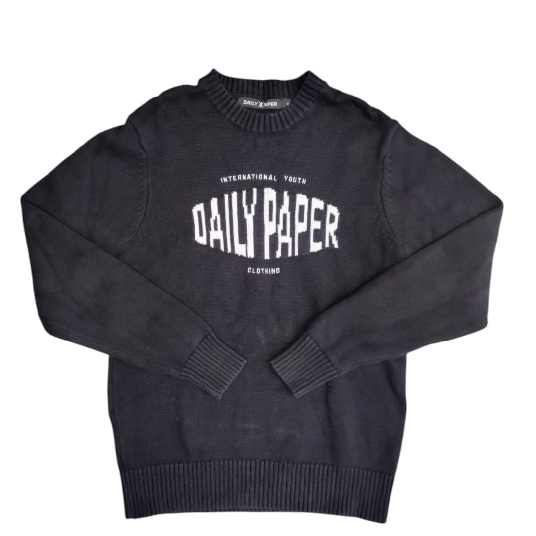Daily Paper Black White Knitted Sweatshirt
