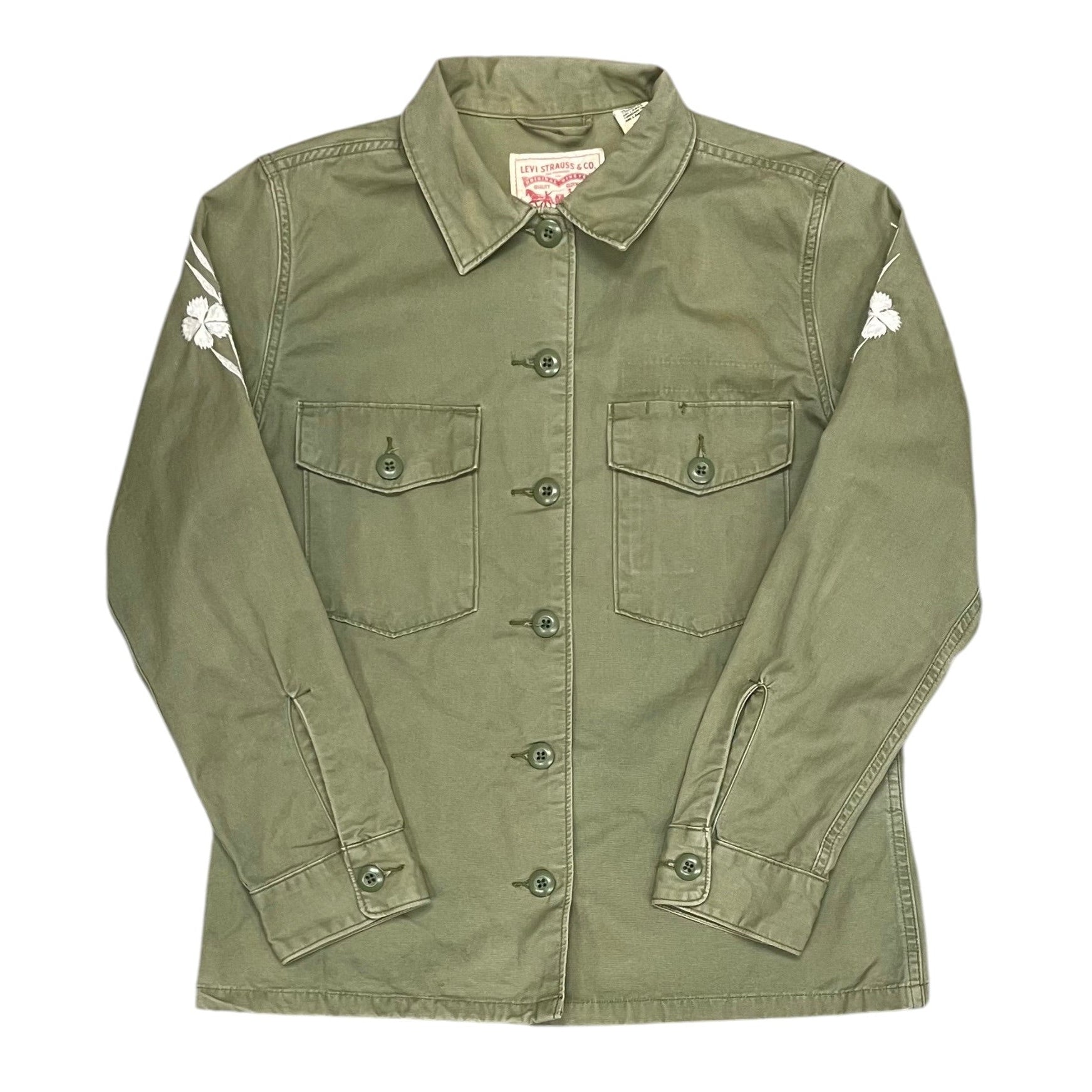 Levi's Green Embroidered Overshirt (W)