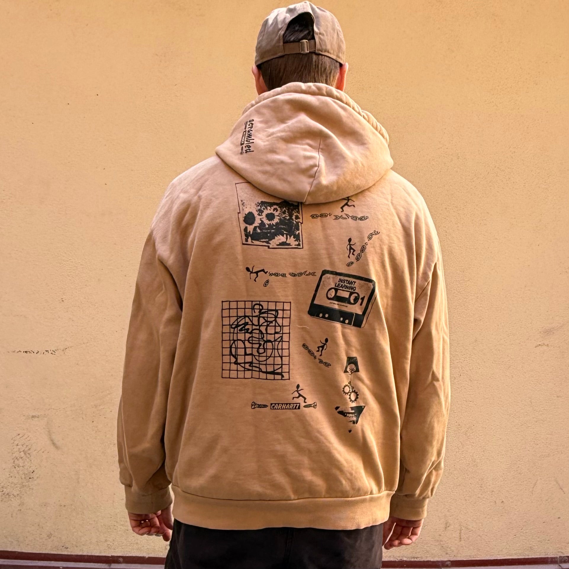 Carhartt WIP Scramble Beige Hoodie