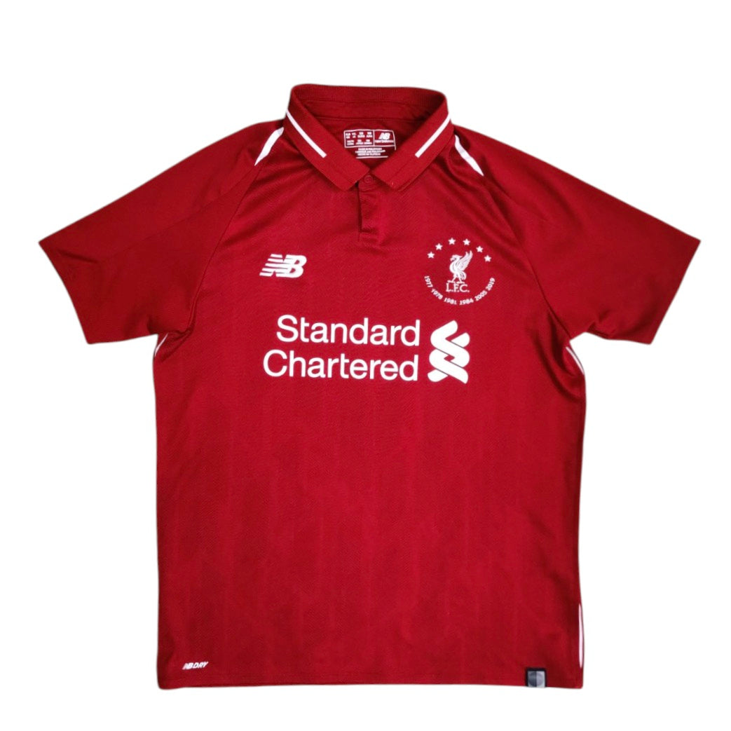 New Balance Liverpool 2018/2019 6 Times Phase Home Football Jersey (Youth)