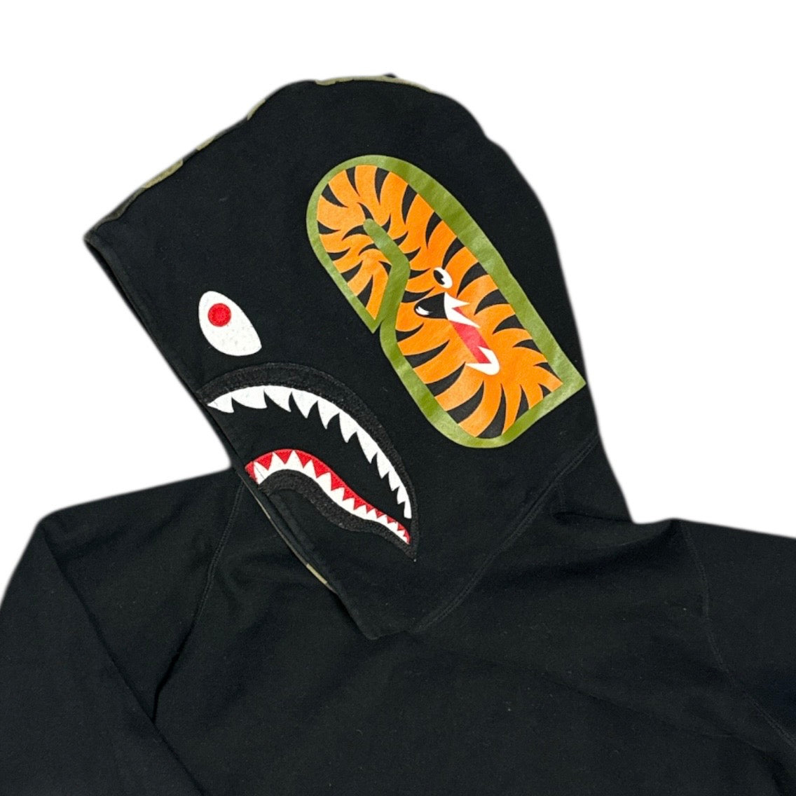 A Bathing Ape Shark Bape Camo Pullover Hoodie