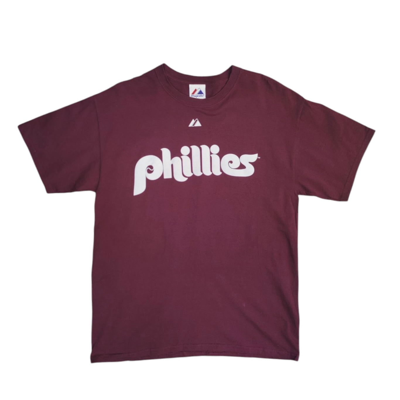 Majestic Philadelphia Phillies MLB Maroon Tshirt