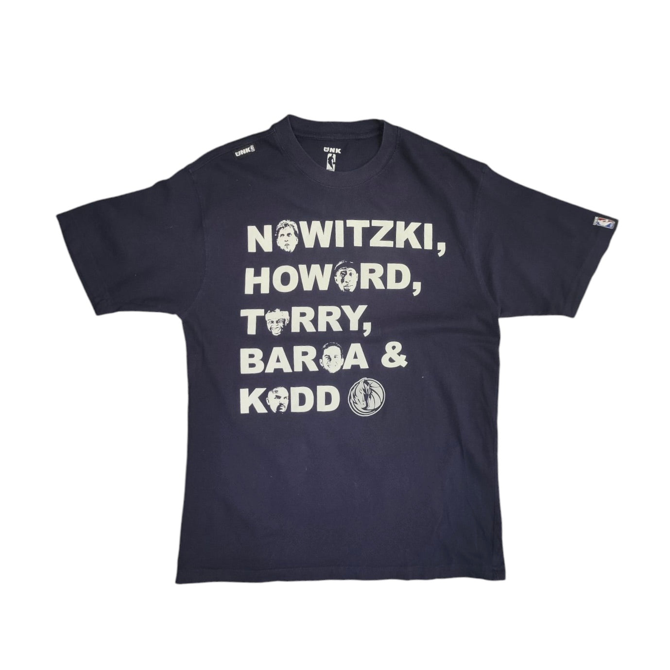 UNK Dallas Mavericks NBA Navy Tshirt