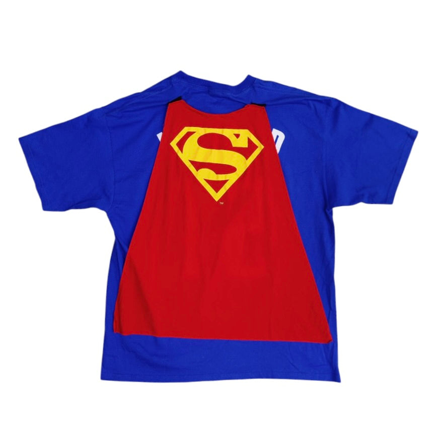 Superman Cape Orlando Magic NBA Dwight Howard #12 Blue Tshirt