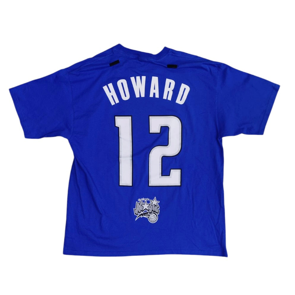 Superman Cape Orlando Magic NBA Dwight Howard #12 Blue Tshirt