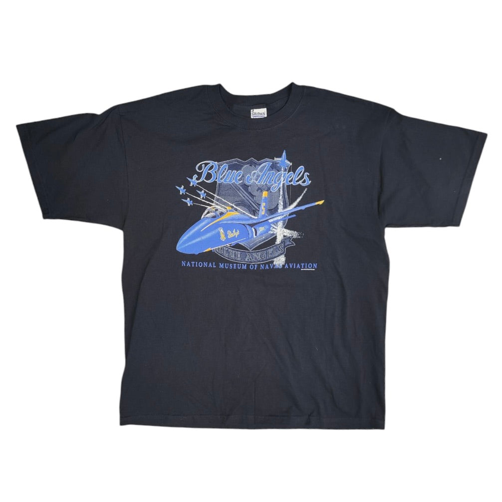 Gildan Blue Angels U.S. Navy Black Tshirt