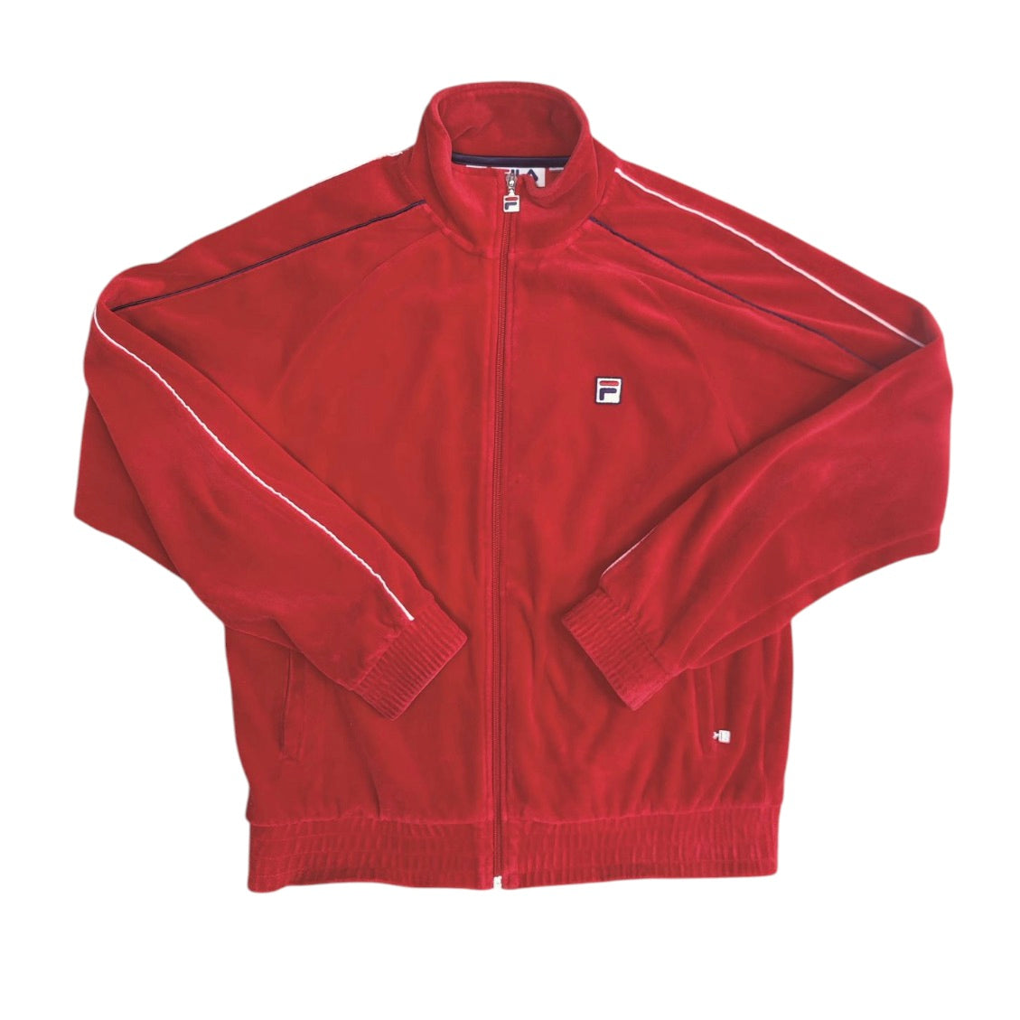 Fila Velour Red Track Jacket