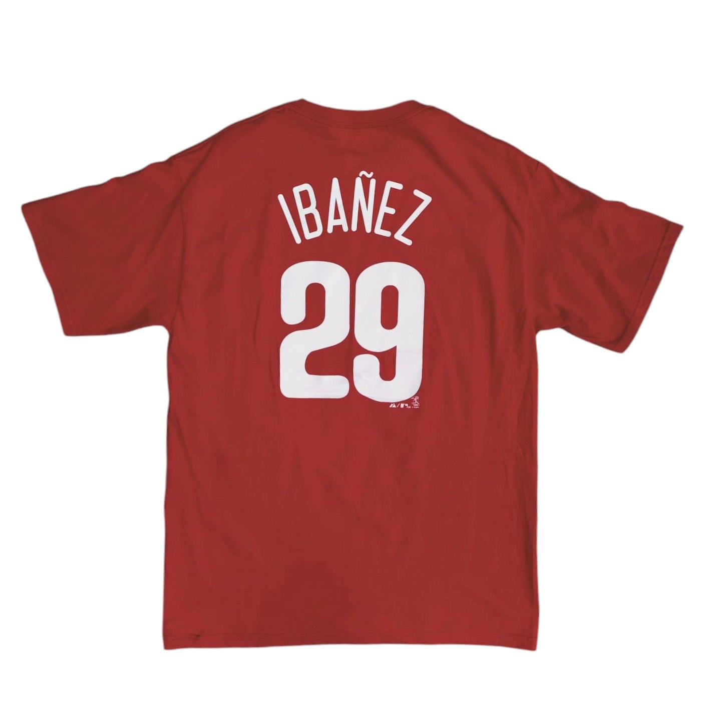 Majestic Philadelphia Phillies MLB Ibanez #29 Red Tshirt