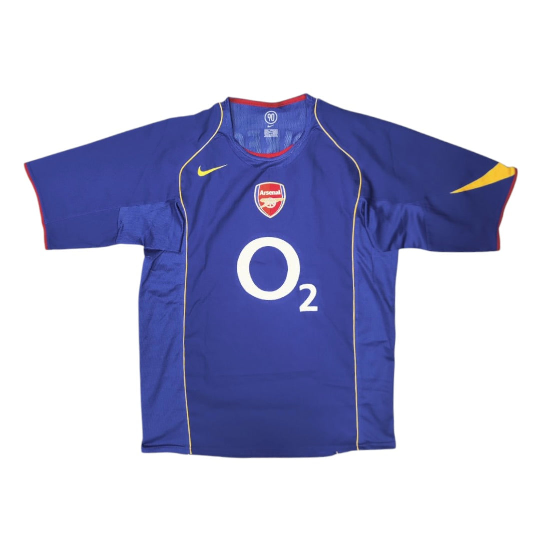 Nike Arsenal 2004/2006 Pires #7 Away Blue Football Jersey