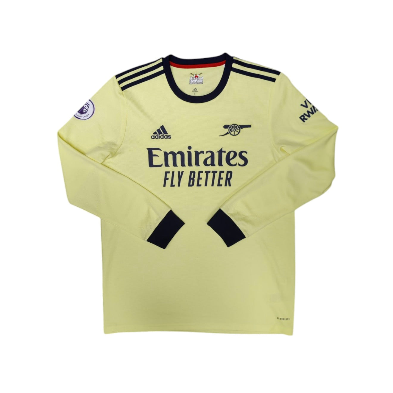 Adidas Arsenal 2021/2022 Thomas #18 Long Sleeve Away Football Jersey