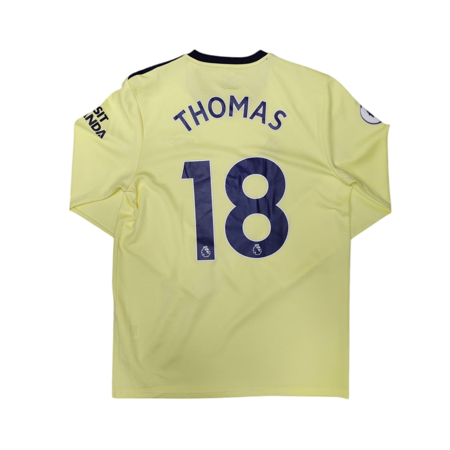 Adidas Arsenal 2021/2022 Thomas #18 Long Sleeve Away Football Jersey