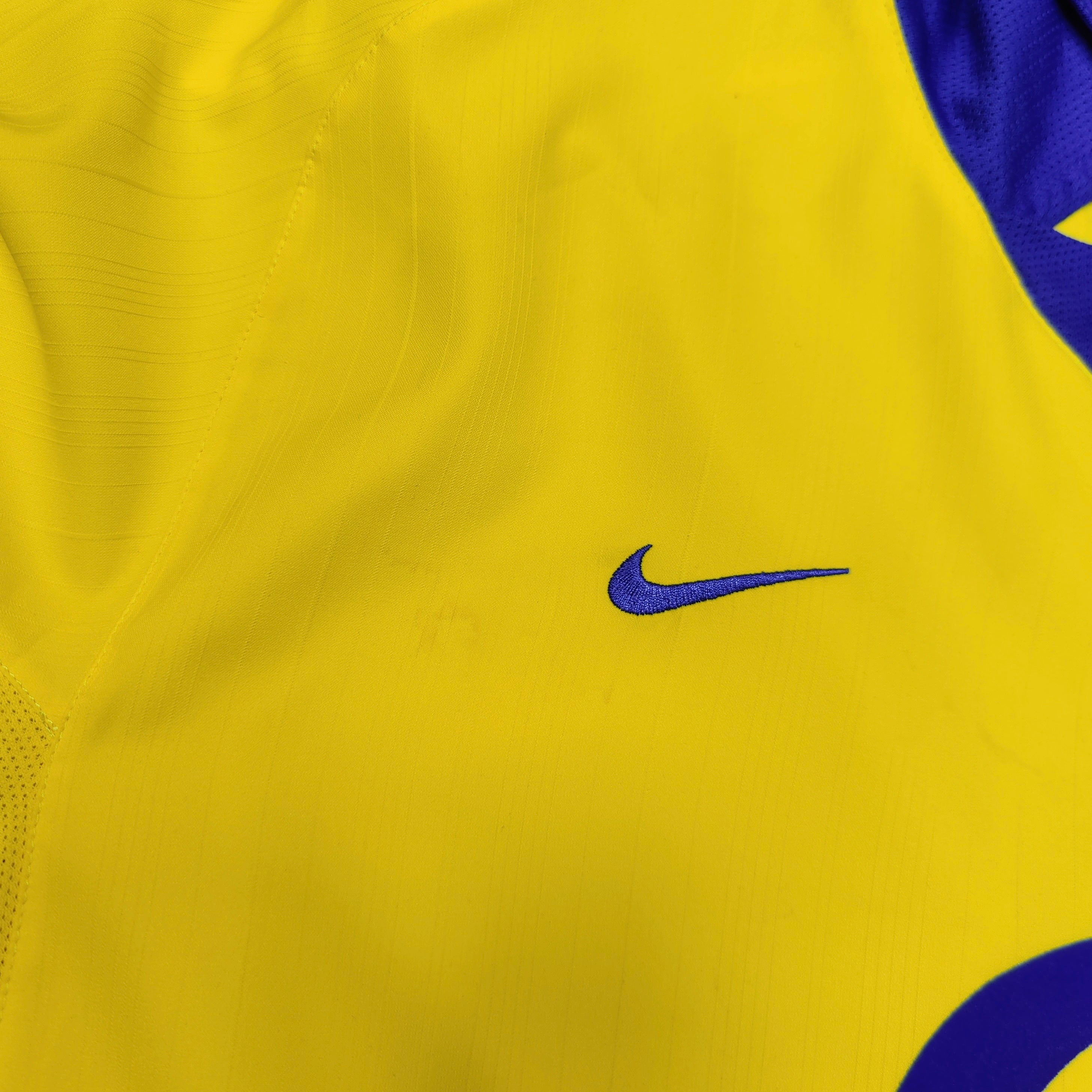 Nike Arsenal 2003/2004 Pires #7 Away Long Sleeve Football Jersey