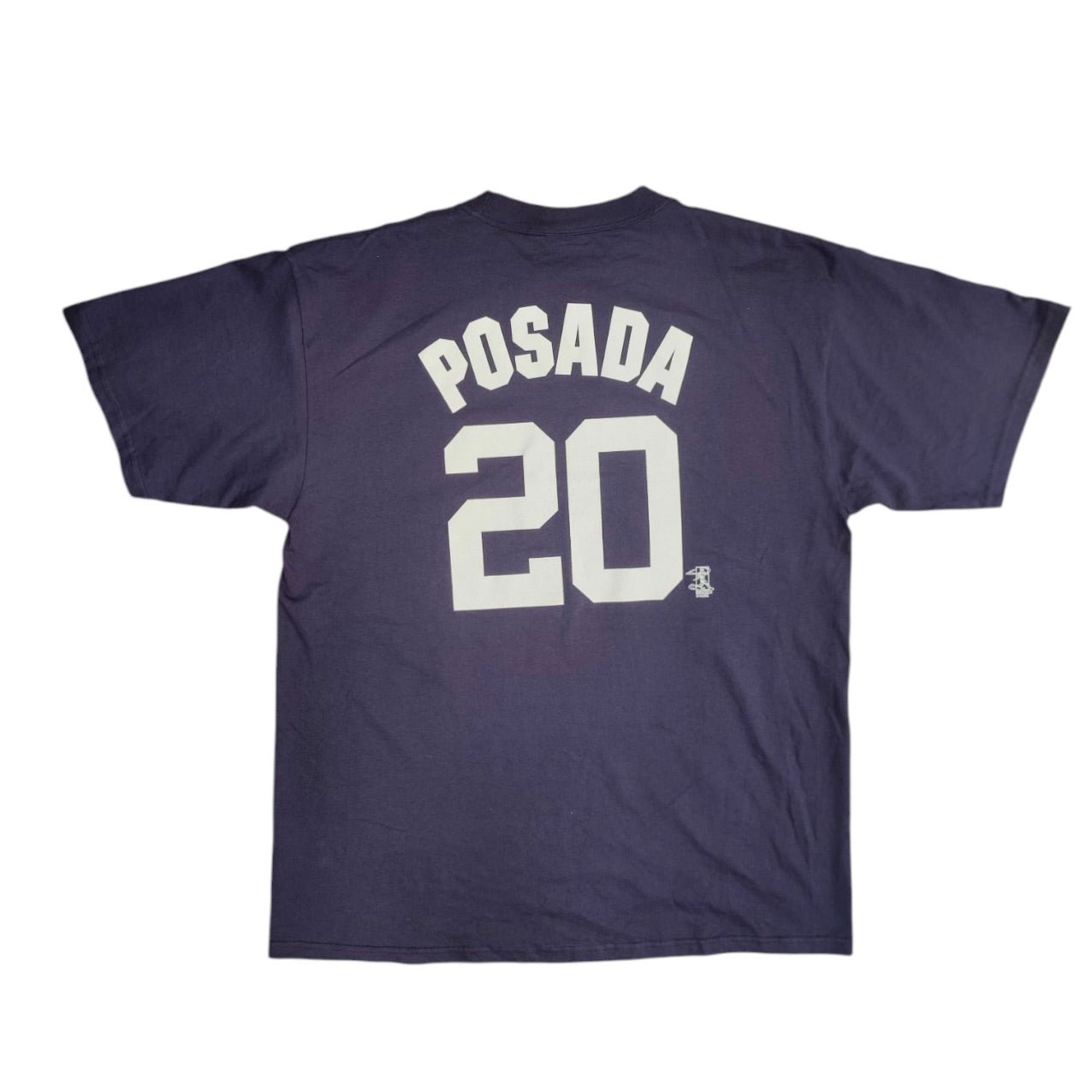 Majestic New York Yankees Posada #20 Navy Tshirt