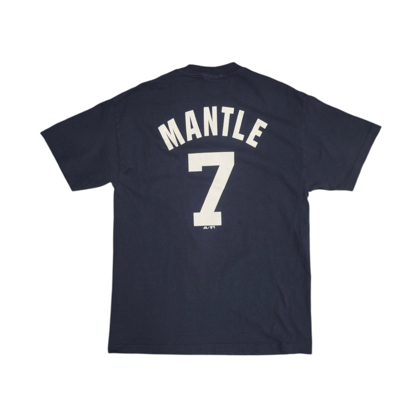 Majestic New York Yankees Mantle #7 Navy Tshirt