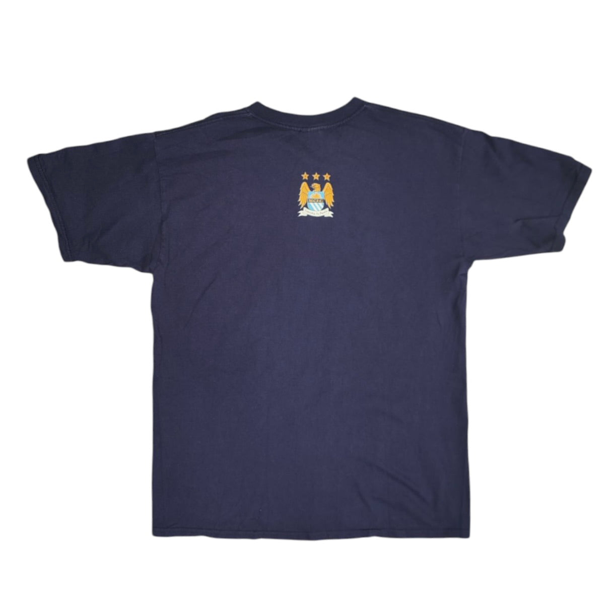 Vintage Manchester City Division 1 Champions 2001/02 Navy Tshirt