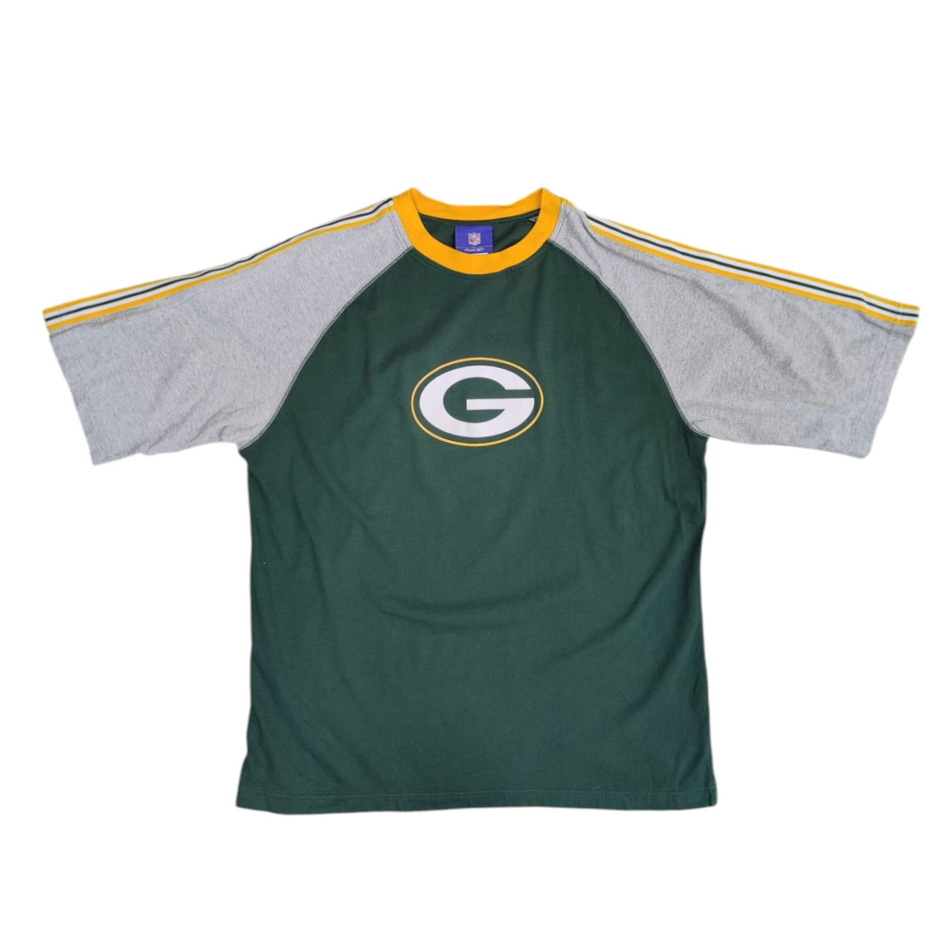 Reebok Green Bay Packers Grey Green Tshirt