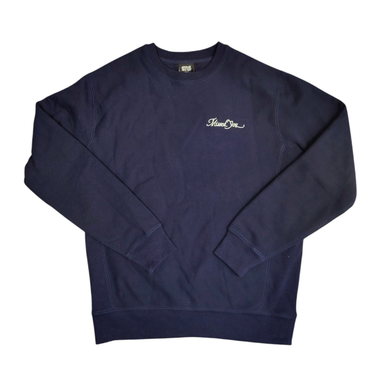 Sneakersnstuff Missed You Navy Crewneck
