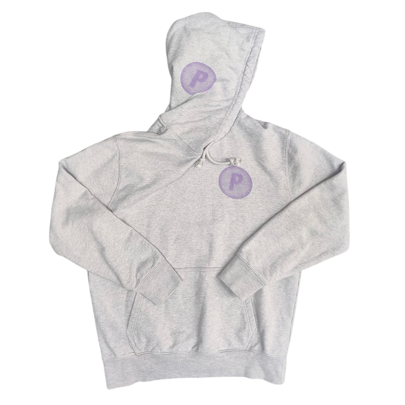 Palace Pircular Grey Marl Hoodie