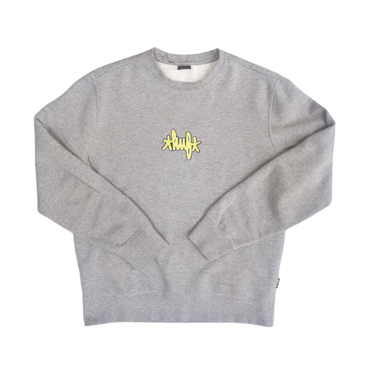 HUF Landmark Logo Grey Crewneck