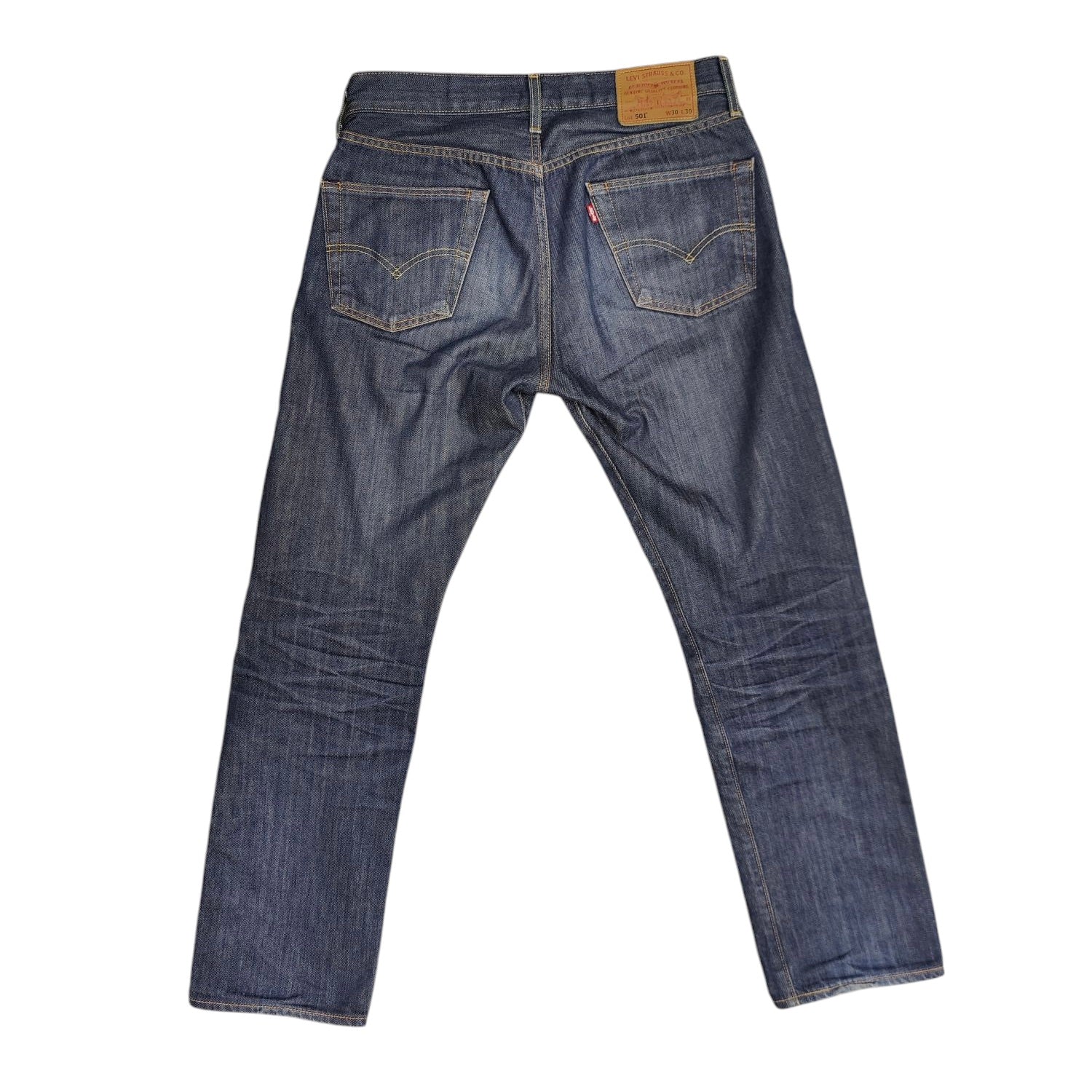 Levis 501 Dark Blue Red Tab Jeans