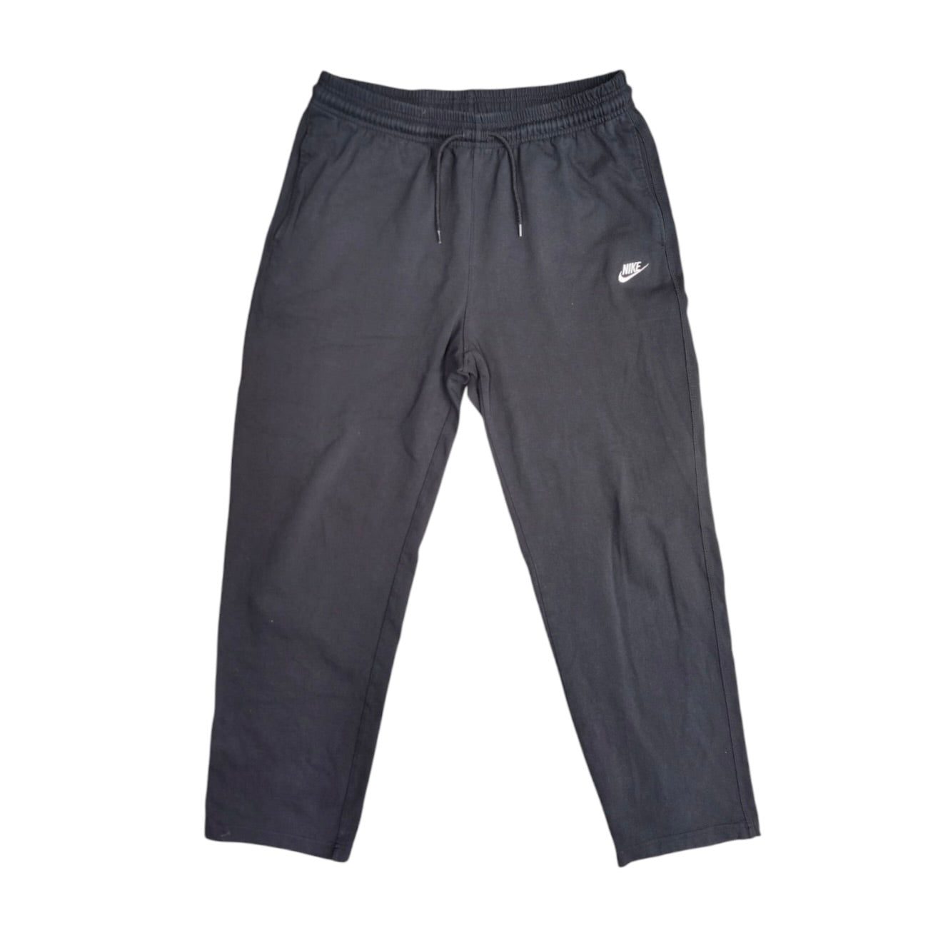 Nike Sportswear Club Knit Open-Hem Black Pants