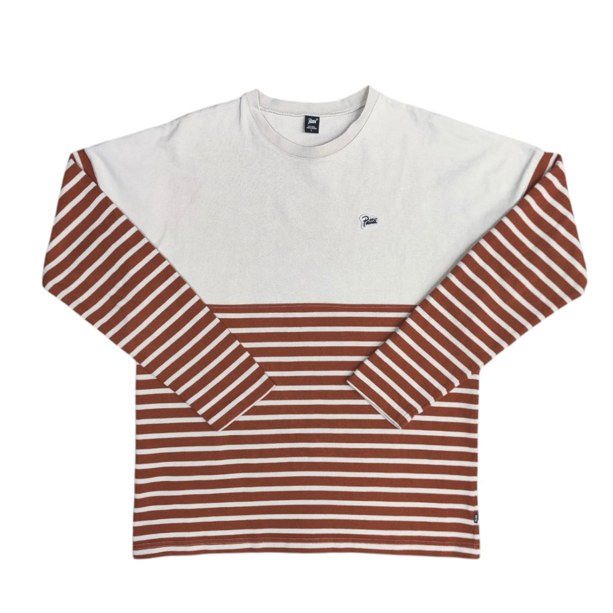Patta Beige Orange Sweatshirt