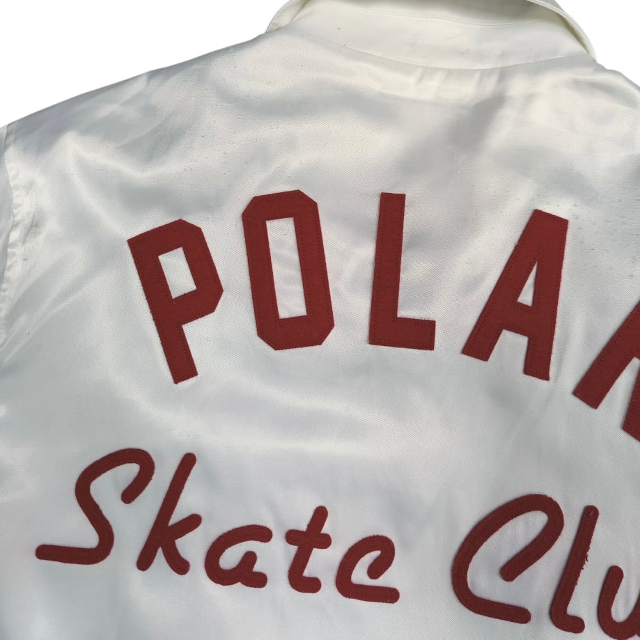 Polar Skate Co White Satin Jacket