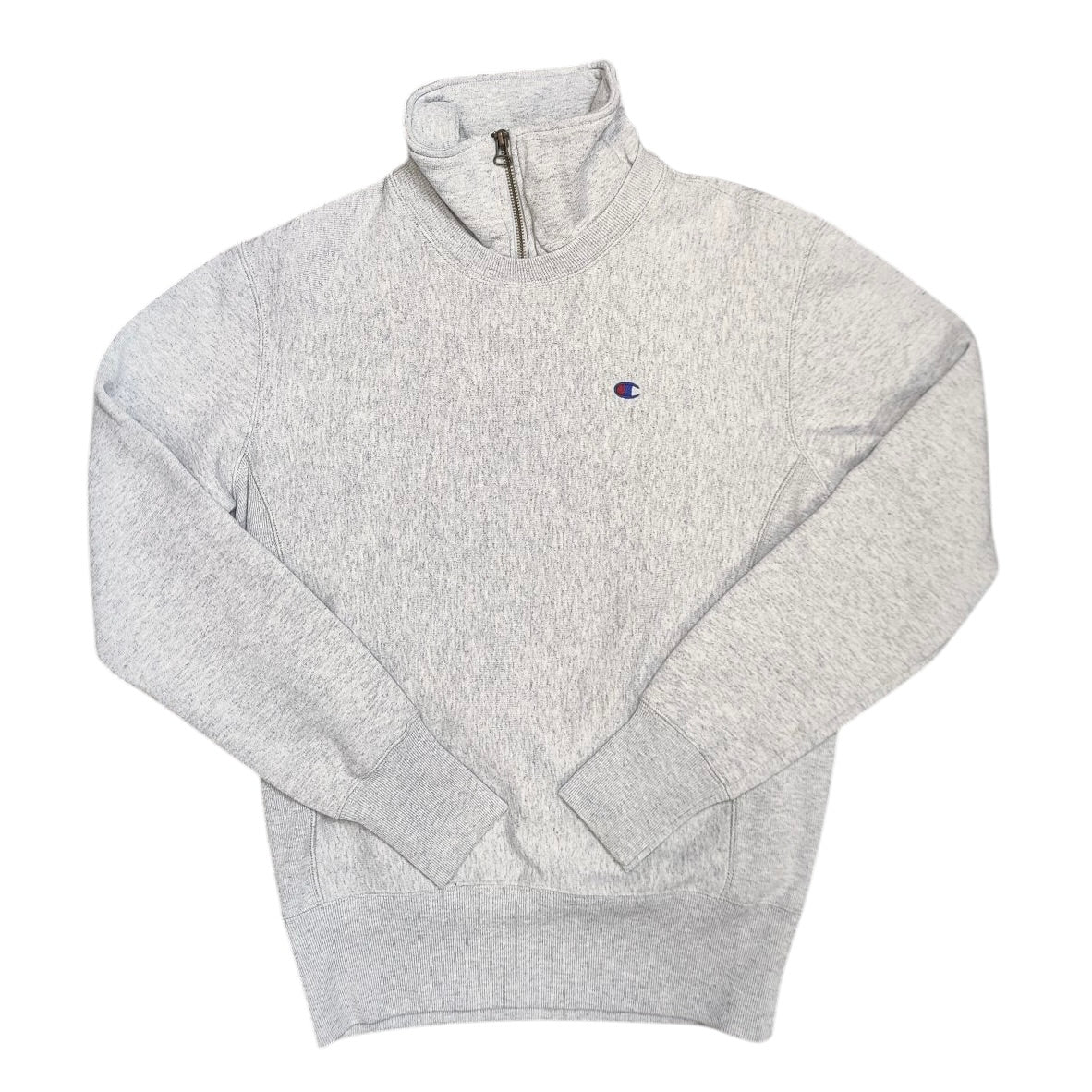 Champion Reverse Weave Grey Zip Up Sweatshirt