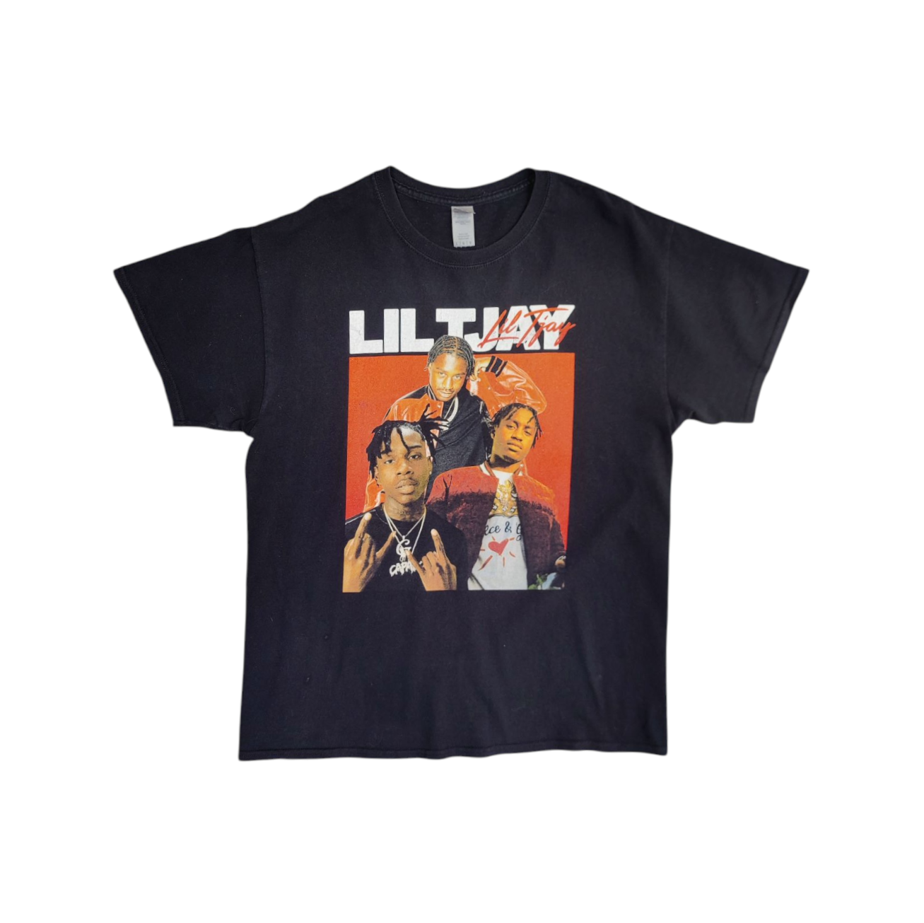Gildan Lil Tjay Black Tshirt
